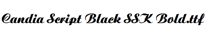 Candia Script Black SSK Bold.ttf
